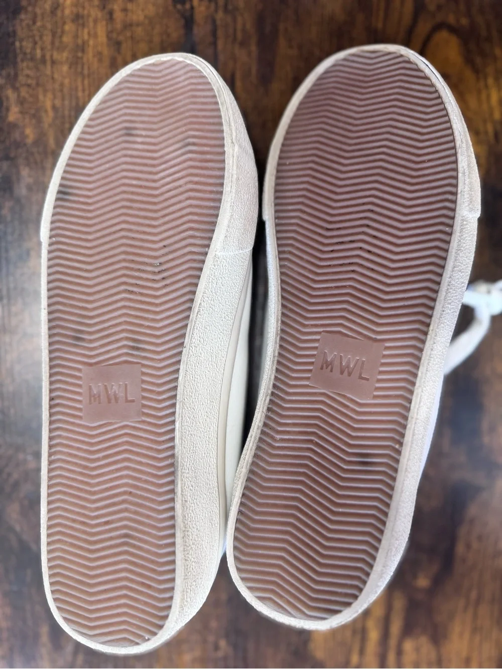 Madewell Sidewalk Low-Top Leather Sneakers White Black w6/m4.5